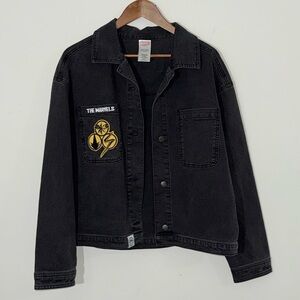 Disney x Marvel “The Marvels” Black Denim Jacket – NWT (L)